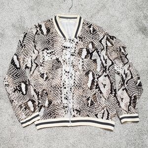 Lightweight Snake Print Jacket